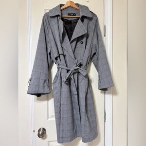 Women's Gray Trench Coat